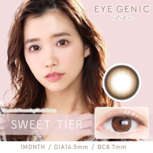 EYE GENIC Cute Series Contact Lens (Sweet Tier 14.5mm)