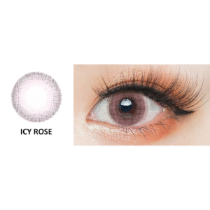 COSLENS Blue Contact Lens (Icy Rose 14.2mm) | Daily Wear Cosmetic Lens