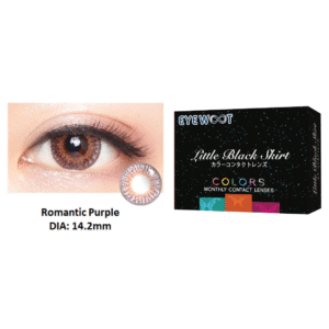 Little Black Skirt (Black) | Romantic Purple 14.2mm Contact Lens