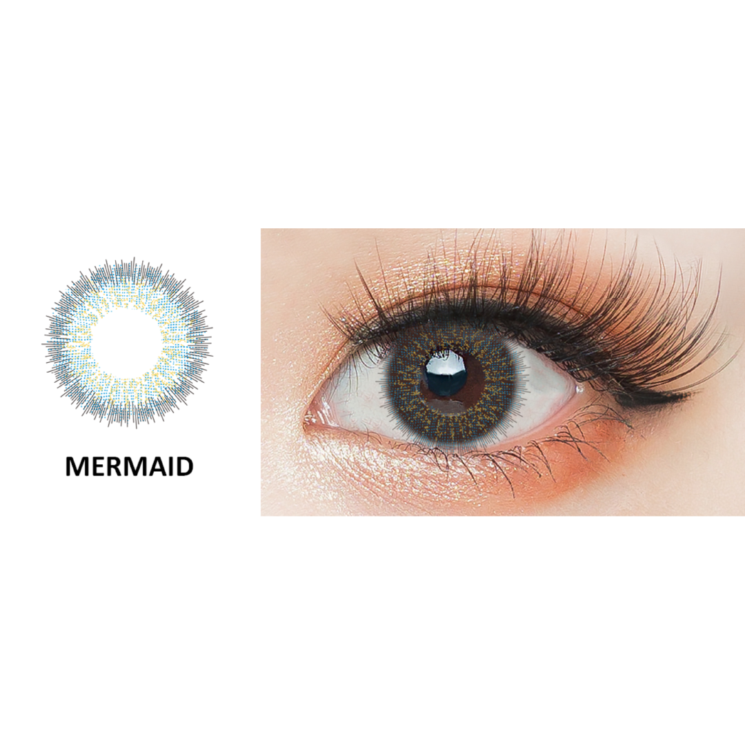 Little Black Skirt (White) | Mermaid 14.2mm Contact Lens