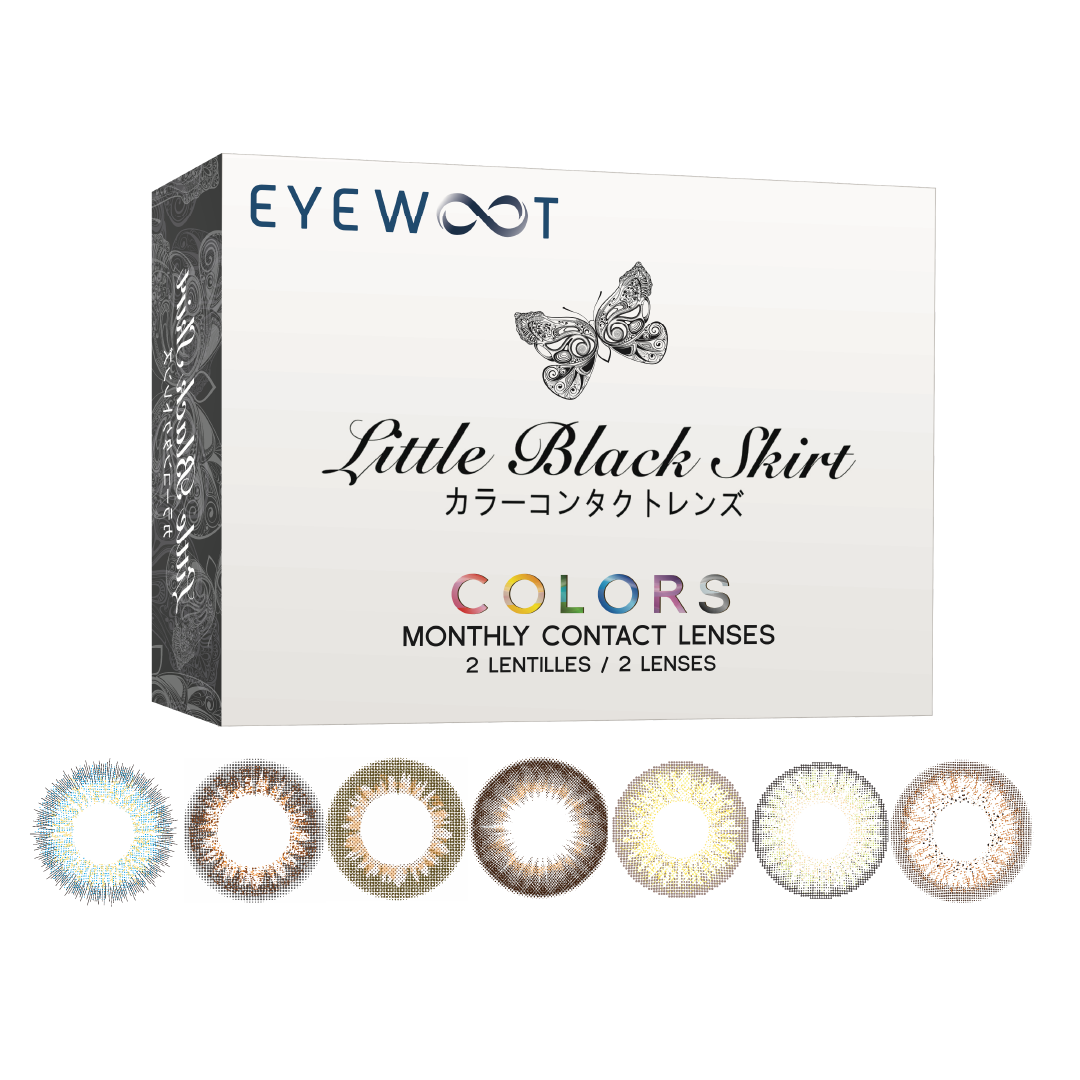 Little Black Skirt (White) | Princess 14.2mm Contact Lens - Image 6
