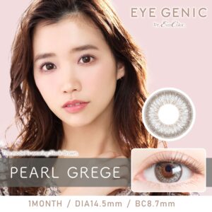 EYE GENIC Cute Series Contact Lens (Pearl Grege 14:5mm)